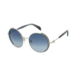 Gafas de sol Round Metal azul