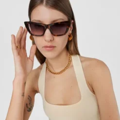 Gafas de sol Square Bear havana