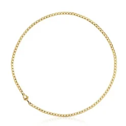 Gargantilla barbada con baño de oro 18 kt sobre plata TOUS MANIFESTO