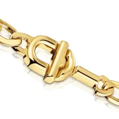 Gargantilla barbada con baño de oro 18 kt sobre plata TOUS MANIFESTO