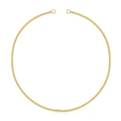 Gargantilla con baño de oro 18 kt sobre plata Hold