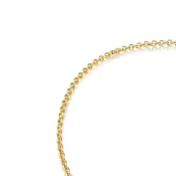 Gargantilla con baño de oro 18 kt sobre plata Hold