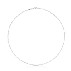 Gargantilla de plata con anillas redondas, 45 cm TOUS Chain