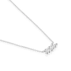 Gargantilla de plata y detalle Bold Bear