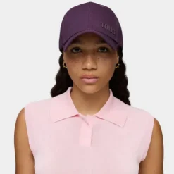Gorra morada TOUS Logo Metal