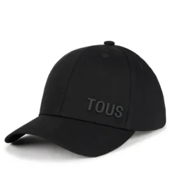 Gorra negra TOUS Logo Metal