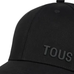 Gorra negra TOUS Logo Metal