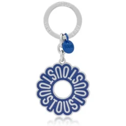 Llavero azul TOUS Circle Logo