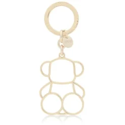 Llavero Silhouette dorado Bold Bear