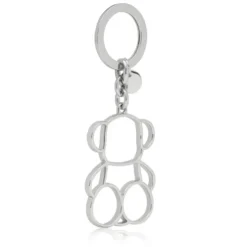 Llavero Silhouette plateado Bold Bear