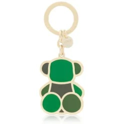 Llavero verde TOUS Bear Faceted