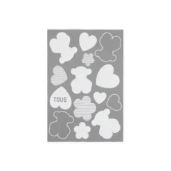 Manta de bebé reversible Nilo multi motivos gris