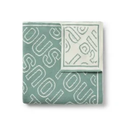 Manta de bebé reversible Nilo logo TOUS bruma