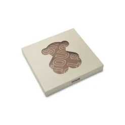 Manta de bebé reversible Nilo logo TOUS beige