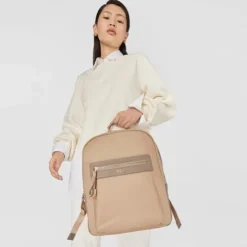 Mochila Brunock Chain de Lona en color topo