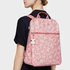 Mochila Kaos New Colores de Nylon en color rosa