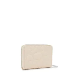 Monedero de piel beige TOUS Greta