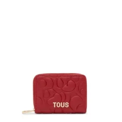 Monedero de piel roja TOUS Greta
