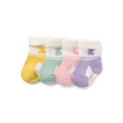 Pack de 4 pares de calcetines de bebé SSocks rosa