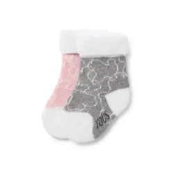 Pack de 2 pares de calcetines de bebé SSocks rosa