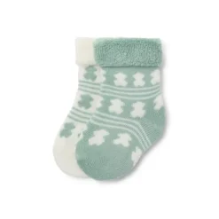 Pack de 2 pares de calcetines de bebé SSocks verde
