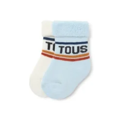 Pack de 2 pares de calcetines de bebé SSocks azul