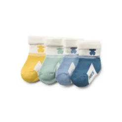 Pack de 4 pares de calcetines de bebé SSocks azul