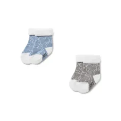 Pack de 2 pares de calcetines de bebé SSocks azul