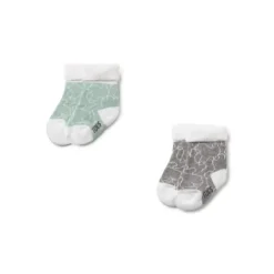 Pack de 2 pares de calcetines de bebé SSocks verde