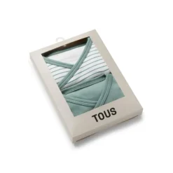 Pack de bodys de bebé cruzados Classic verde