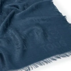 Pañuelo cuadrado grande gris oscuro TOUS MANIFESTO