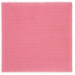 Pañuelo cuadrado grande rosa TOUS MANIFESTO
