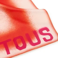 Pañuelo cuadrado naranja TOUS Motifs Tulip