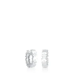 Pendientes aro de plata Puppies