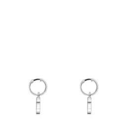Pendientes cortos de plata motivo oso Sweet Dolls
