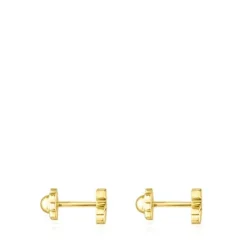 Pendientes de oro amarillo Puppies