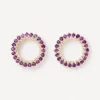 Pendientes de oro con diamantes y amatistas TOUS ATELIER