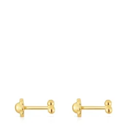 Pendientes de oro motivos 4 mm Basics
