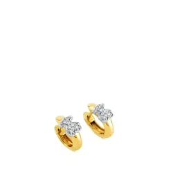 Pendientes de oro y diamantes Gen
