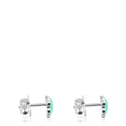 Pendientes de plata con amazonita TOUS Color