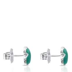 Pendientes de plata con amazonita New Color