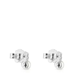Pendientes de plata con cuarcita y perla Mini Color