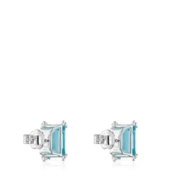 Pendientes de plata y topacio Color Pills