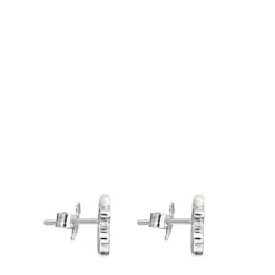 Pendientes oso de plata y perlas Real Sisy