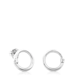 Pendientes pequeños de plata Hold