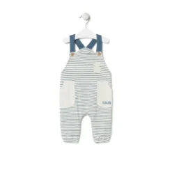 Peto de bebé de tirantes Classic azul