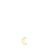 Piercing de oreja de oro con luna TOUS Piercing