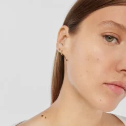 Piercing de oreja de oro con luna TOUS Piercing