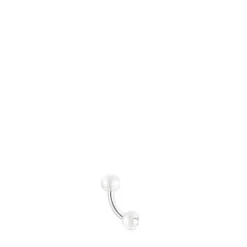 Piercing de oreja TOUS Pearl de acero y perlas
