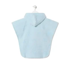 Poncho de rizo Rus MS Azul celeste